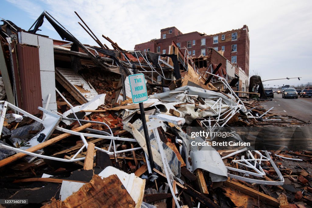 Swath Of Tornadoes Tear Through Midwest