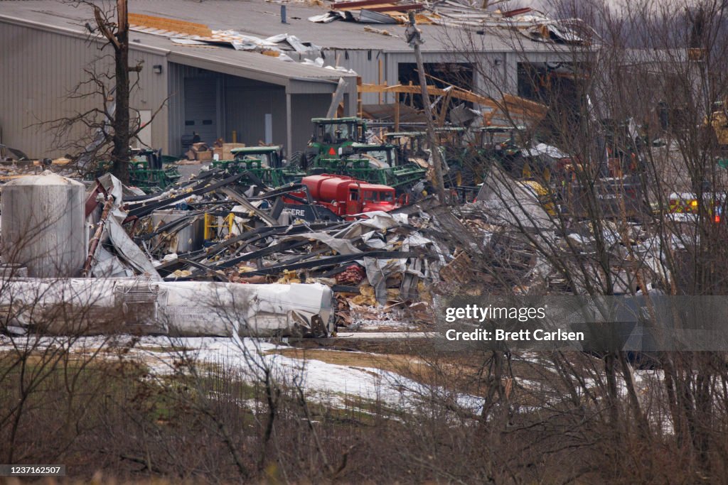 Swath Of Tornadoes Tear Through Midwest