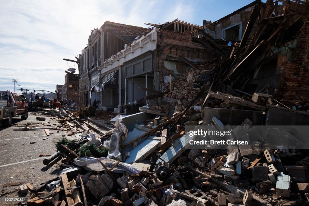 Swath Of Tornadoes Tear Through Midwest