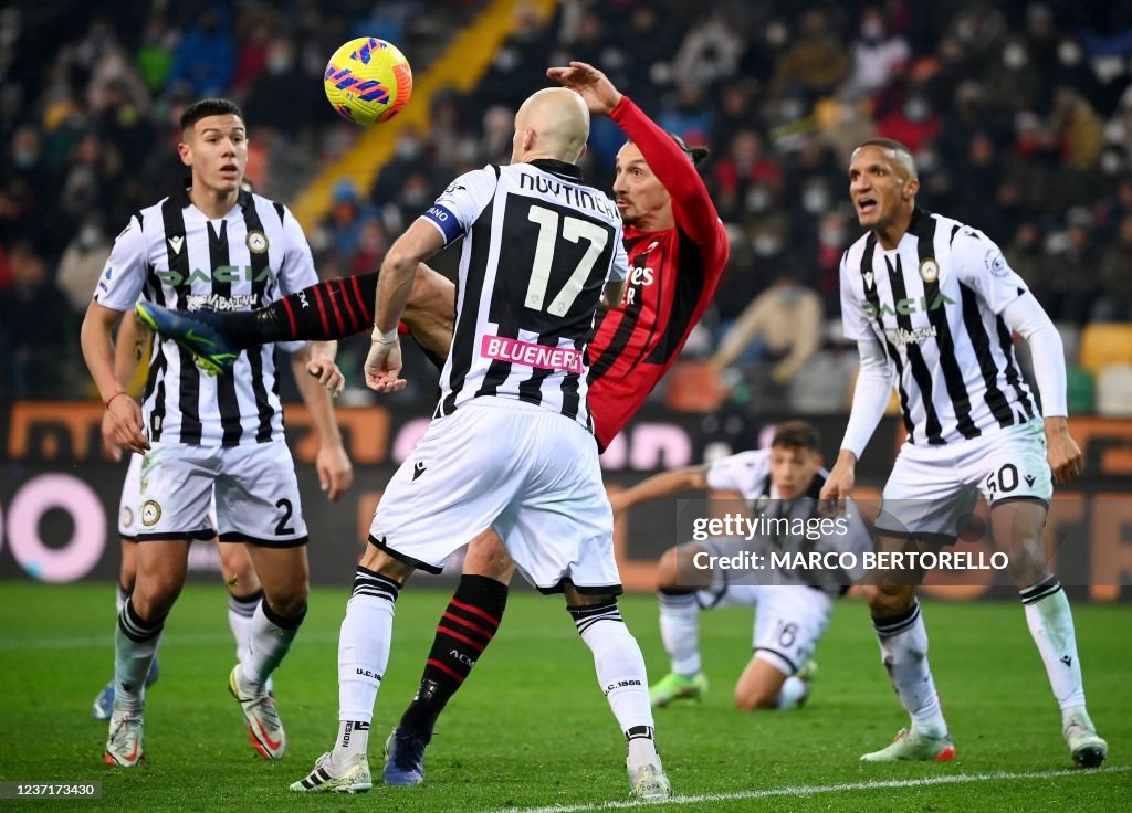 TOPSHOT-FBL-ITA-SERIE A-UDINESE-AC MILAN