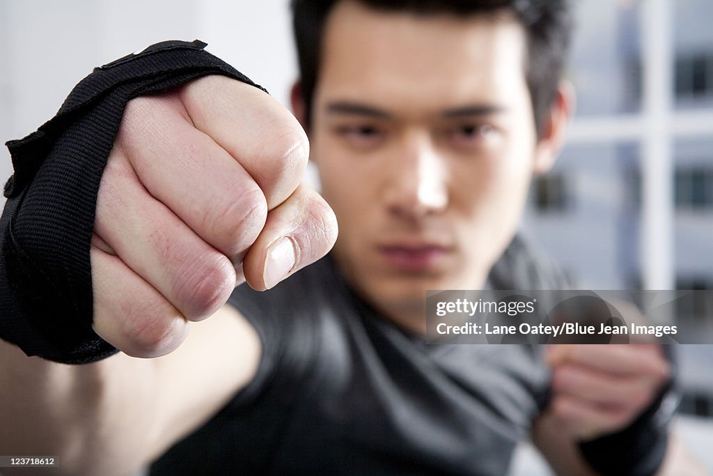 Close-Up of a Man's Fist