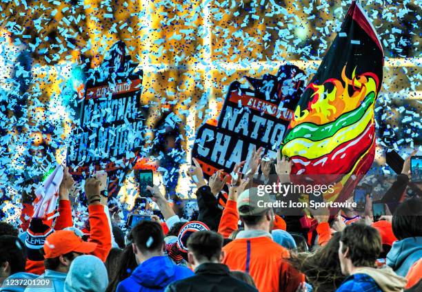 Clemson winners of the NCAA Div 1 Mens College Cup final between the Washington Huskies and the Clemson Tigers, on December 12 at Sahlens Stadium at...