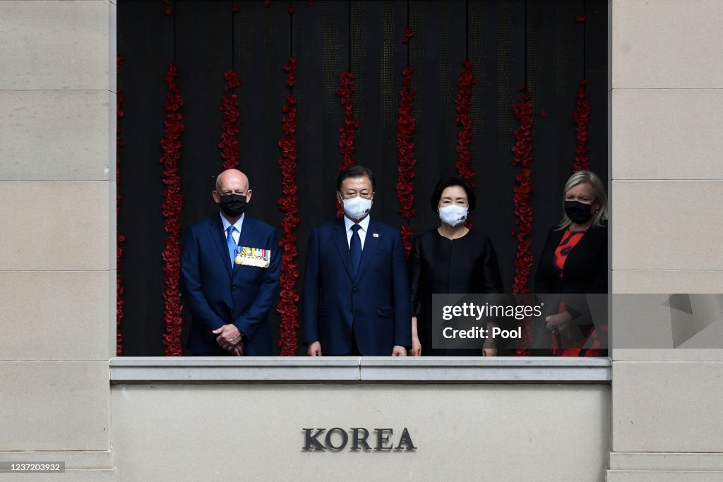 President Of Korea Moon Jae-in Visits Australia