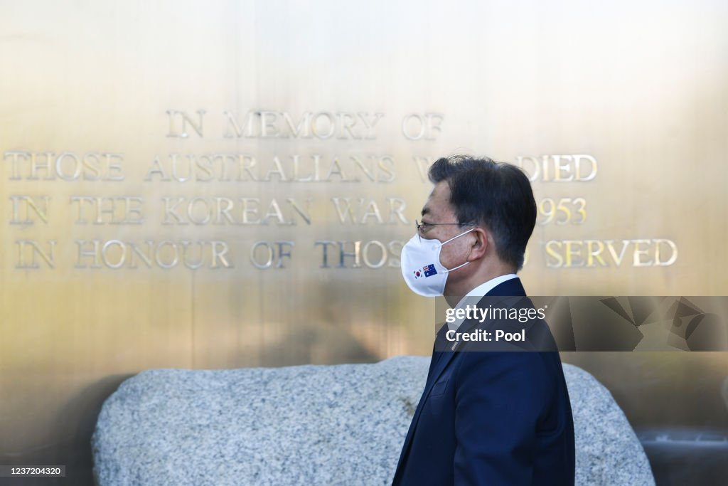 President Of Korea Moon Jae-in Visits Australia