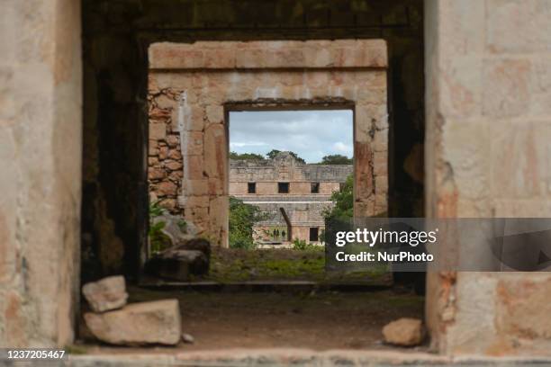 The ancient Mayan city of Uxmal. On Thursday, December 02 in Uxmal, Yucatan, Mexico.