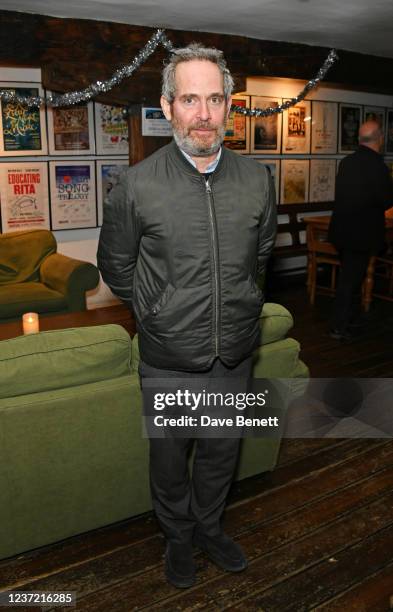 Tom Hollander attends the press night performance of "Habeas Corpus" at the Menier Chocolate Factory on December 13, 2021 in London, England.