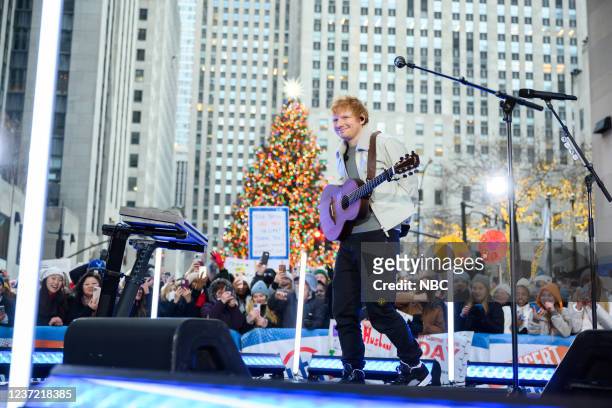 Ed Sheeran on Thursday December 9, 2021 --