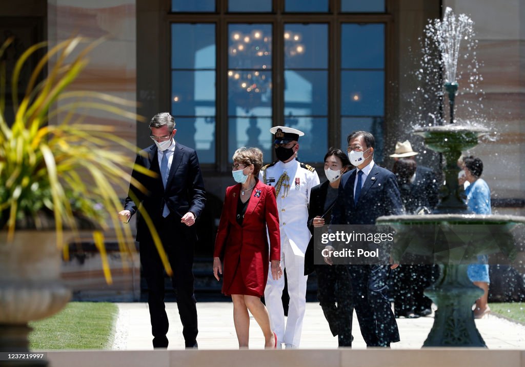 President Of Korea Moon Jae-in Visits Australia