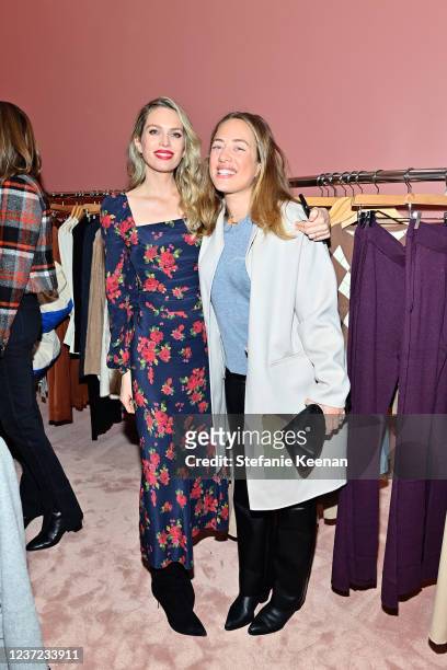 Erin Foster and Amanda Hirsch attend the Favorite Daughter Store Opening hosted by Sara and Erin Foster on December 13, 2021 in Beverly Hills,...
