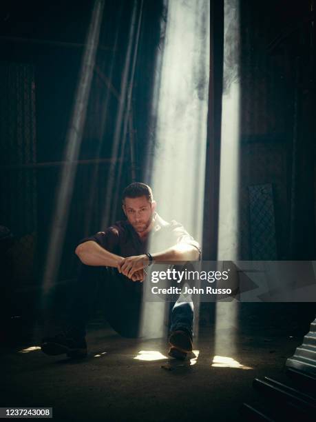 Actor Zachary Levi is photographed for Gio Journal on September 21, 2021 in Los Angeles, California.