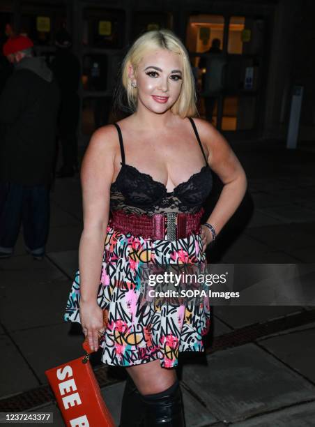 Jodie Weston attends the press night for Bring It On: The Musical at the Southbank Centre in London.