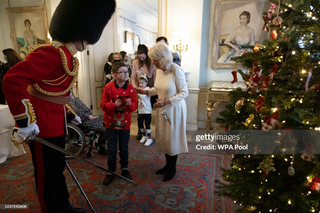 The Duchess Of Cornwall Decorates The Clarence House Christmas Tree