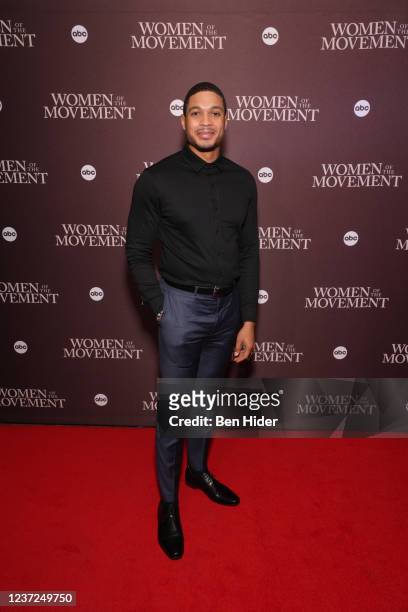 Cast and special guests attend the New York screening. The series premiere of "Women of the Movement" airs THURSDAY, JAN. 6 , on ABC. RAY FISHER