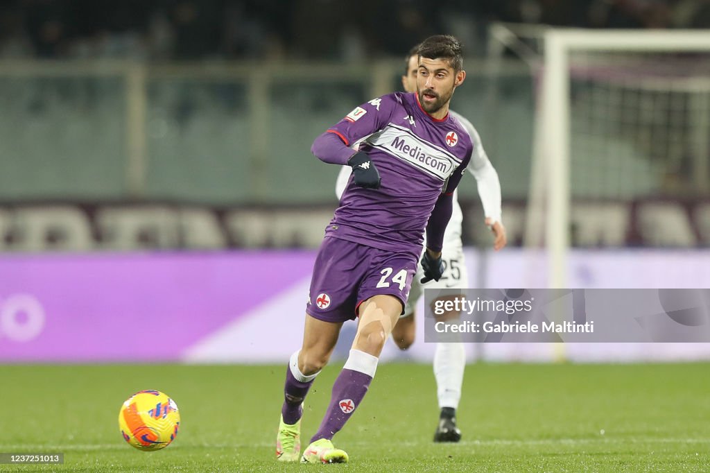 Marco Benassi Marco Benassi of ACF Fiorentina in action during the Coppa Itaia ...