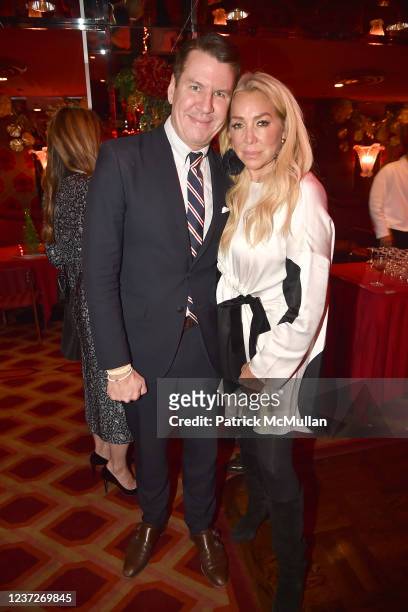 Peter Davis and Anna Rothschild attend Quest 400 Celebration on December 15, 2021 at Doubles in New York City.