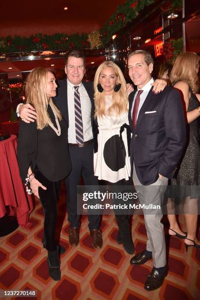 Patty Raynes, Peter Davis, Anna Rothschild and Christian Leone attend Quest 400 Celebration on December 15, 2021 at Doubles in New York City.