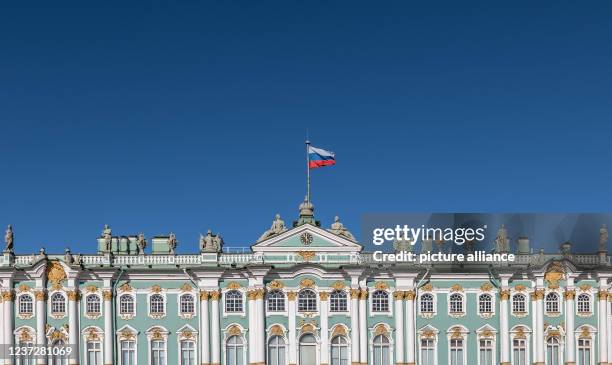 February 2020, Russia, Sankt Petersburg: Exterior view of the Hermitage in Saint Petersburg. Photo: Silas Stein/dpa