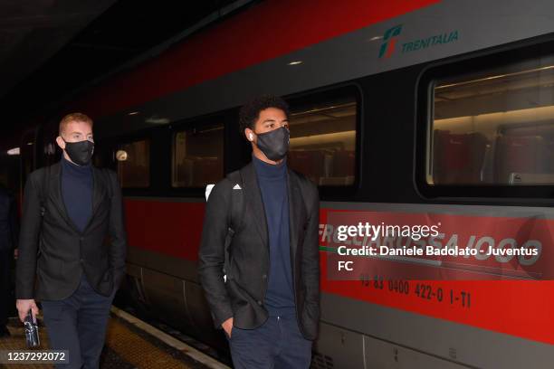Juventus player Dejan Kulusevski, Koni De Winter travels to Bologna ahead of the Serie A match between Bologna FC and Juventus on December 17, 2021...