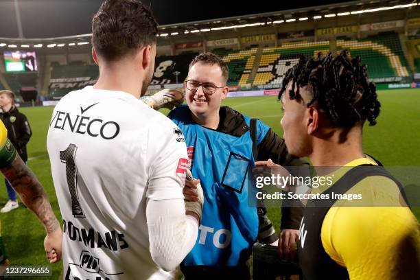 Photographer Laurens Lindhout during the Dutch Keuken Kampioen Divisie match between ADO Den Haag v NAC Breda at the Cars Jeans Stadium on December...