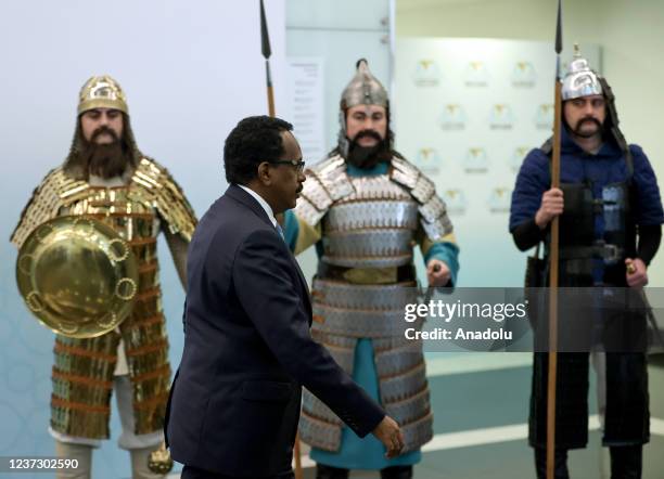 Somalian President, Mohamed Abdullahi Farmaajo attends the 3rd Turkey-Africa Partnership Summit in Istanbul, Turkey on December 18, 2021.