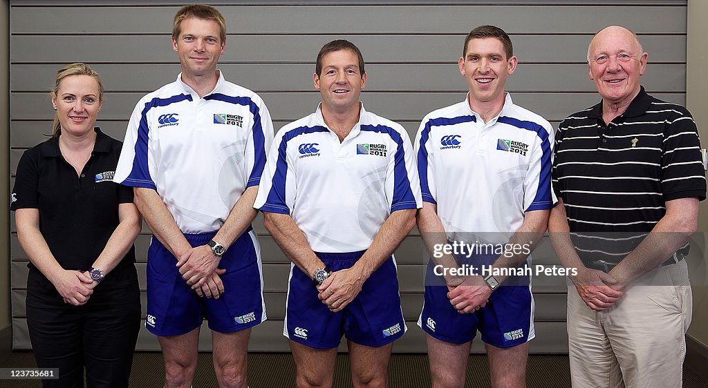 IRB 2011 Rugby World Cup Referees Headshots