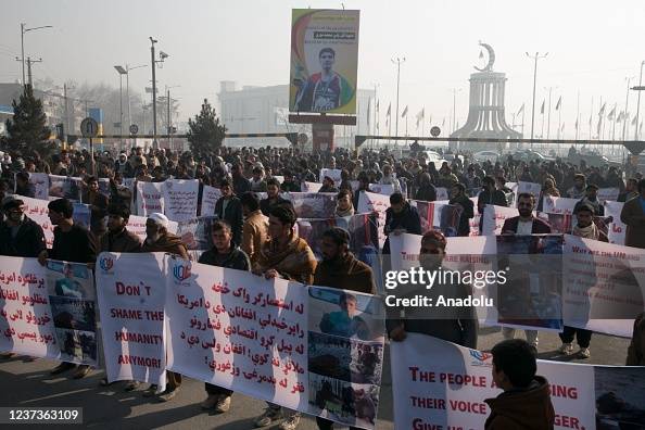 Protest in Kabul demanding release of Afghanistan's frozen assets Protest in Kabul demanding release of Afghanistan's frozen assets