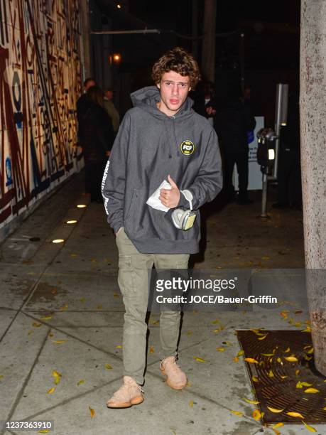 Jace Norman is seen on December 20, 2021 in Los Angeles, California.