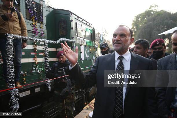 Pakistani Foreign Minister Shah Mahmood Qureshi, Railways Minister Mohammad Azam Khan Swati , Turkey's Ambassador to Islamabad Ihsan Mustafa...