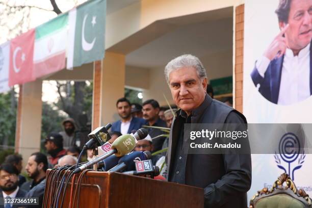 Pakistani Foreign Minister Shah Mahmood Qureshi , Railways Minister Mohammad Azam Khan Swati, Turkey's Ambassador to Islamabad Ihsan Mustafa...