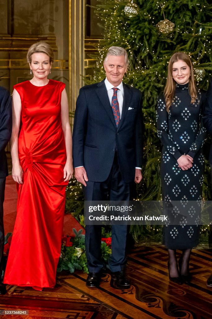 Belgium Royal Family Attends Christmas Concert At The Royal Palace In Brussels