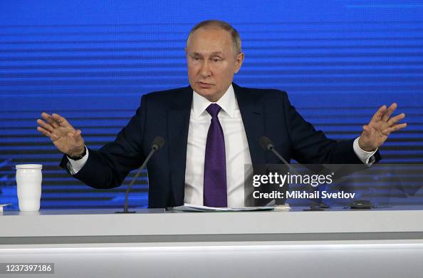 Russian President Putin Holds Annual Press Conference Russian President Putin Holds Annual Press Conference