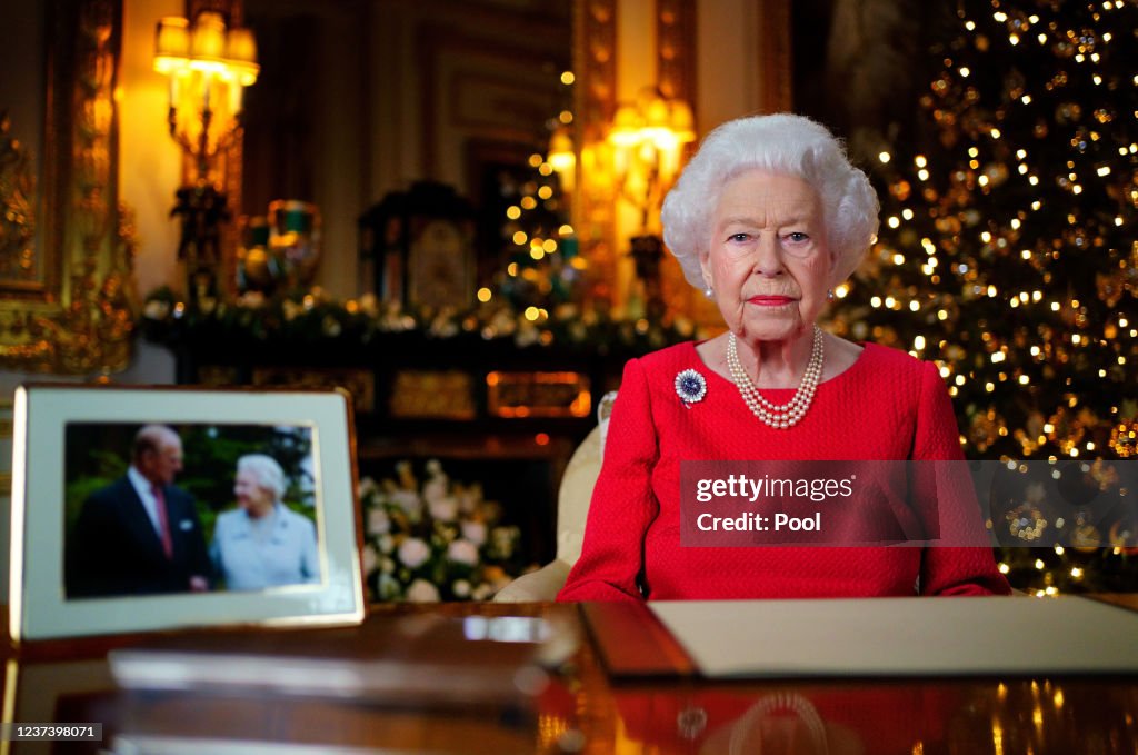 Queen Elizabeth II Records Her Annual Christmas Broadcast