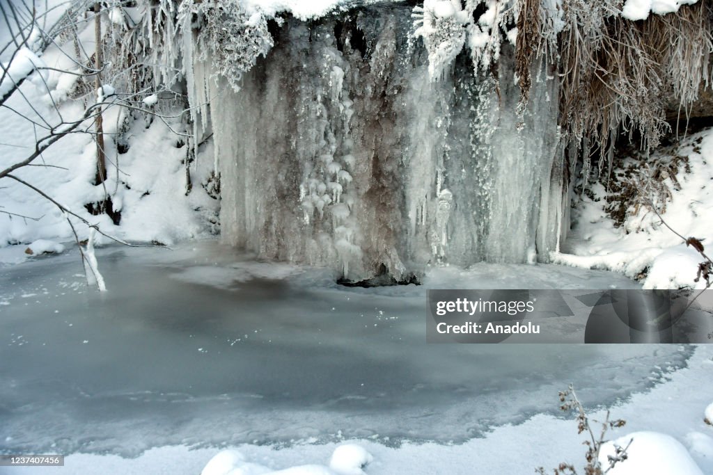 Cold weather in Kars