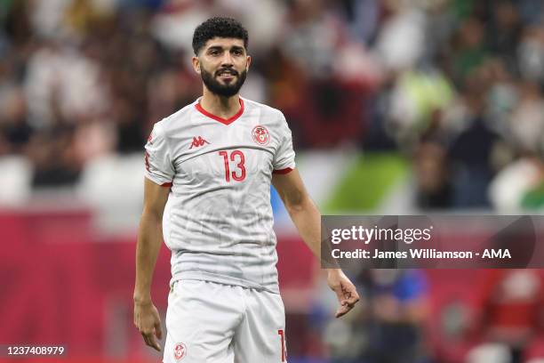 Ferjani Sassi of Tunisia during the FIFA Arab Cup Qatar 2021 Final at between Tunisia and Algeria at Al Bayt Stadium on December 18, 2021 in Al Khor,...