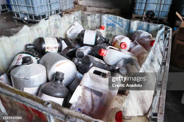 Chemical and hazardous wastes collected through hospitals and collection - sorting plants are being destructed at Recovery and Disposal Facility in...