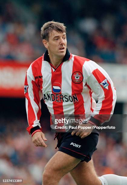 Matt Le Tissier of Southampton in action during an FA Carling Premiership match at The Dell in Southampton, England, circa 1998.
