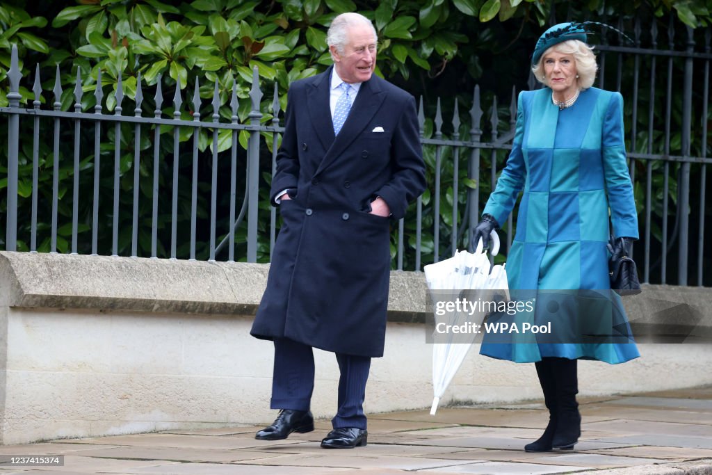 Royals Attend Christmas Day Church Service
