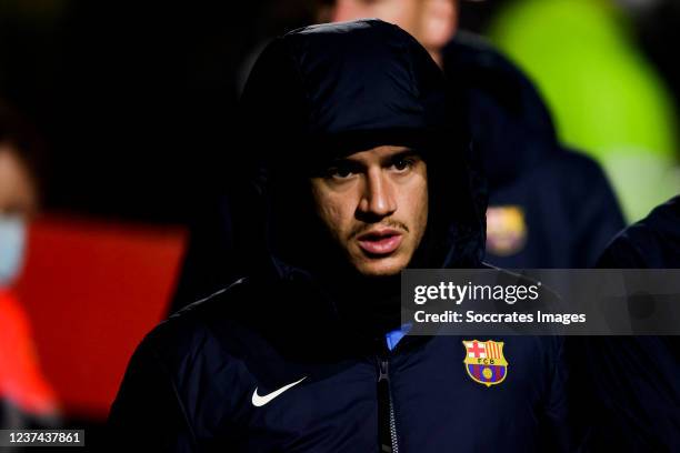 Philippe Coutinho of FC Barcelona during the La Liga Santander match between Sevilla v FC Barcelona at the Estadio Ramon Sanchez Pizjuan on December...