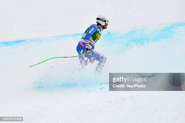 Johan Clarey Super G Bormio during the alpine ski race 2021 FIS Ski World Cup - Men&amp;#39;s Super Giant on December 29, 2021 at the Stelvio slope...