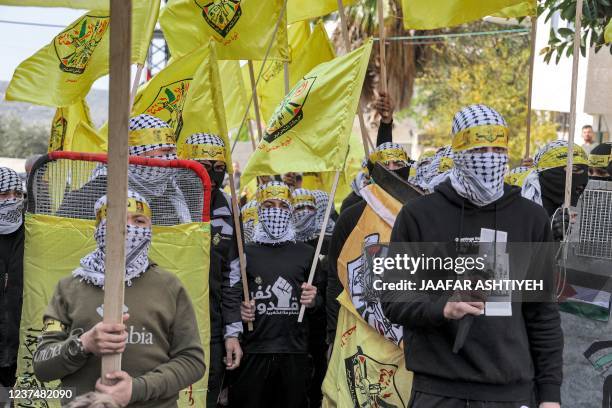 Fatah Rapp Fatah Flags Photos and Premium High Res Pictures - Getty Images