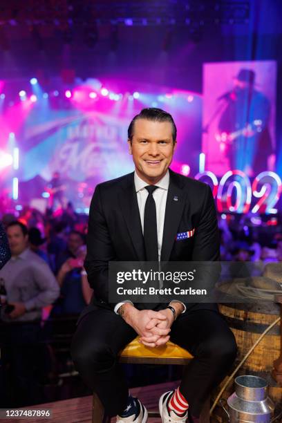 Pete Hegseth attends FOX News All American New Year at Wildhorse Saloon on December 31, 2021 in Nashville, Tennessee.