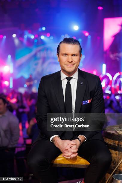 Pete Hegseth attends FOX News All American New Year at Wildhorse Saloon on December 31, 2021 in Nashville, Tennessee.