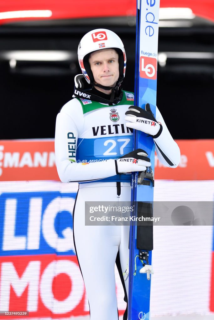 Halvor Egner Granerud of Norway looks on during the Individual HS142 ...