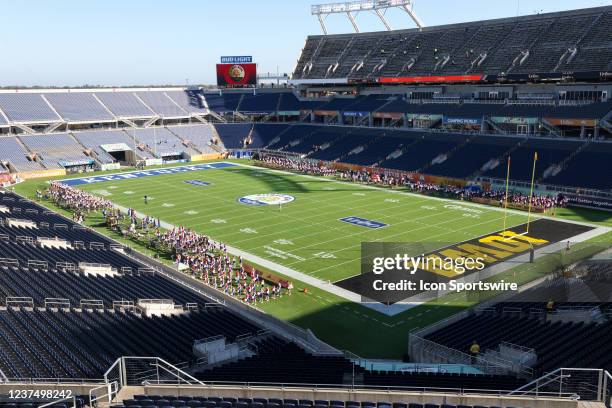 General view of Camping World Stadium before the Vrbo Citrus Bowl game between the Iowa Hawkeyes and the Kentucky Wildcats on January 1, 2022 at...