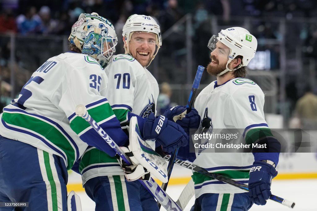 Vancouver Canucks v Seattle Kraken