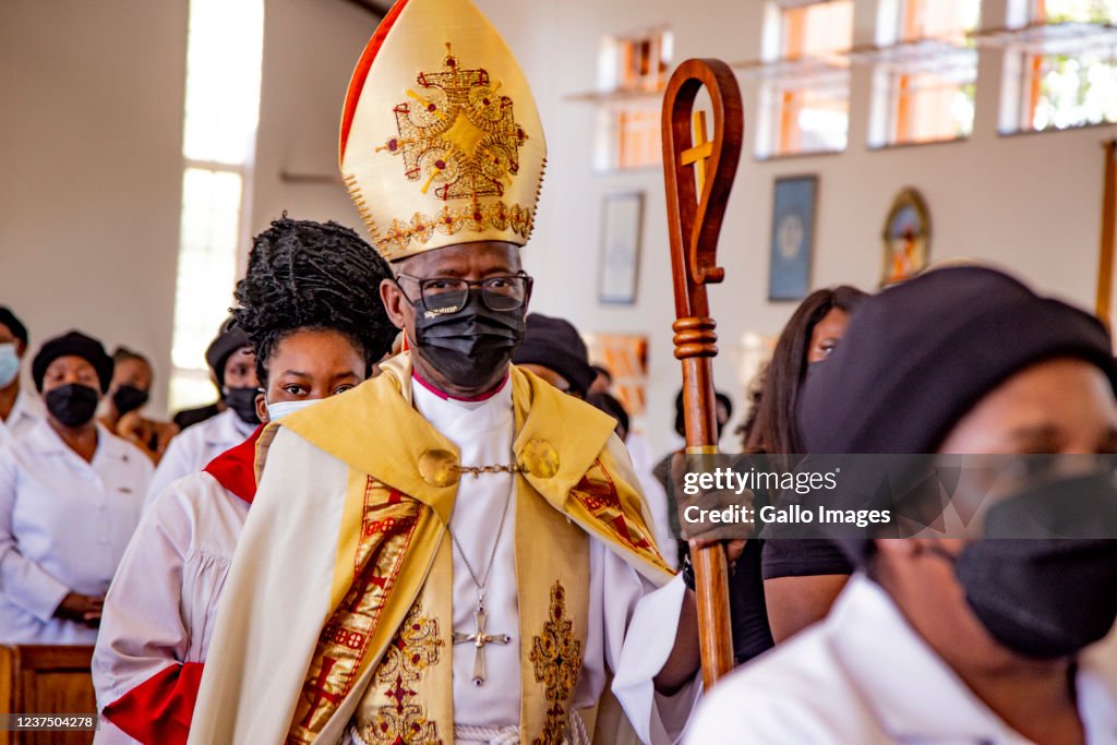 Thanksgiving Mass For Archbishop Desmond Tutu at Holy Cross Anglican Church in Soweto