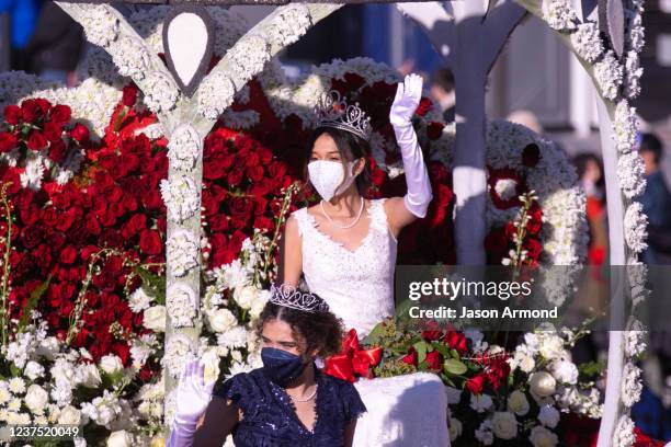 Royal Court at the 2022 Rose Bowl Parade on Friday, Dec. 31, 2021 in Pasadena, CA.