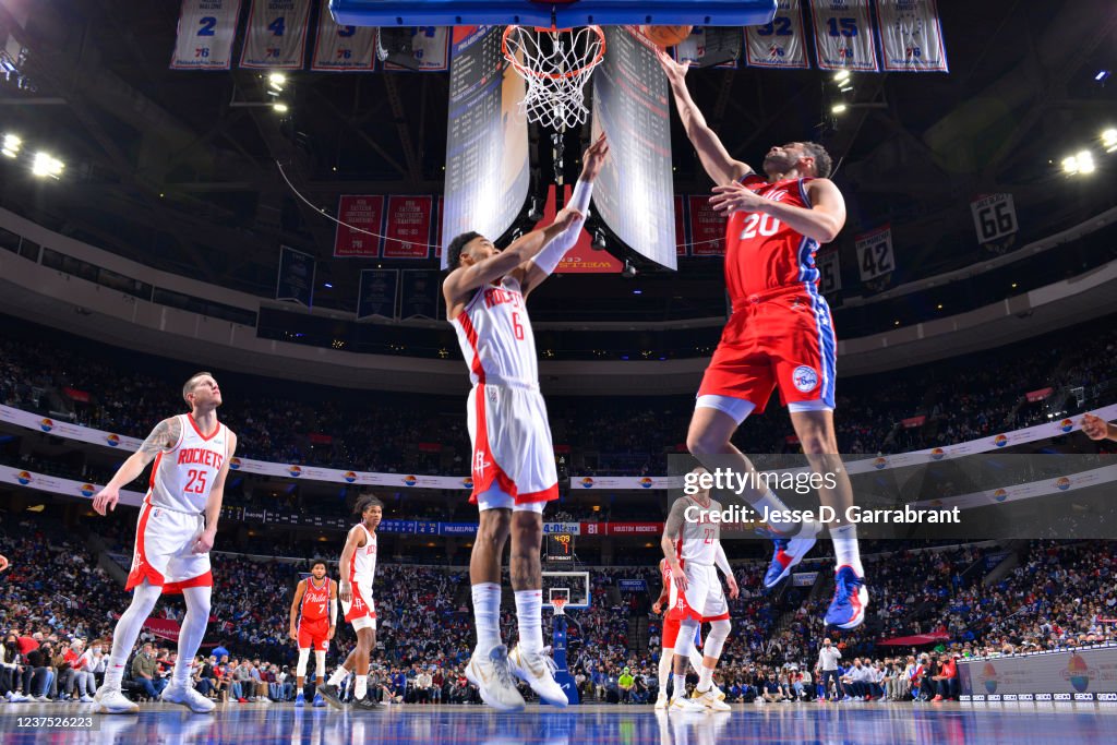 Houston Rockets v Philadelphia 76ers