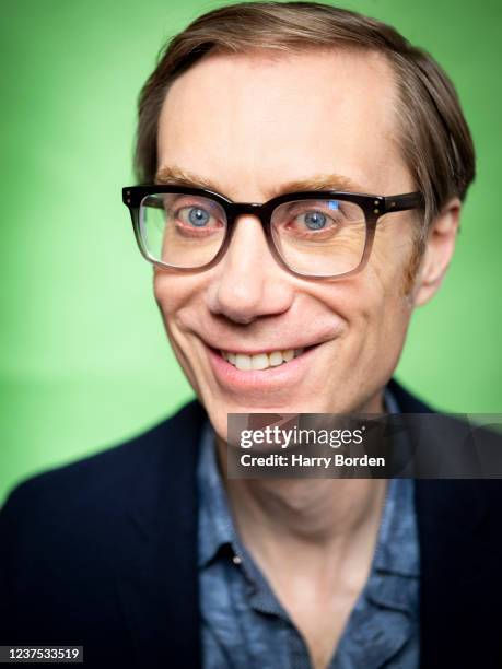 Comedian, actor and film director Stephen Merchant is photographed with the Guardian on September 22, 2021 in London, England.