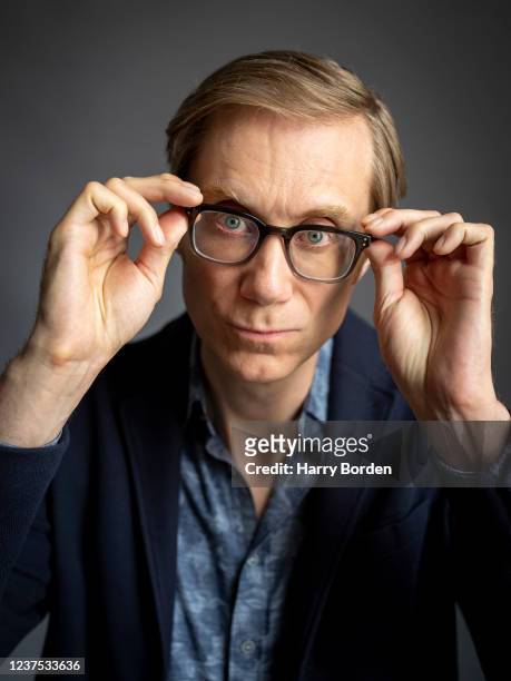 Comedian, actor and film director Stephen Merchant is photographed with the Guardian on September 22, 2021 in London, England.
